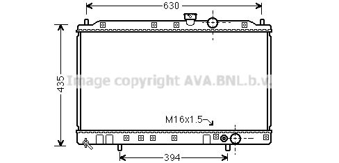 AVA QUALITY COOLING Радиатор, охлаждение двигателя MT2064